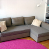 Fodera in tessuto per divano amstad con chaise longue a dx