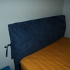Rivestimento letto imbottito con cassettone