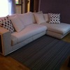Rivestimento divano moderno con chaise longue