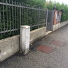Intonaco strollato muretto