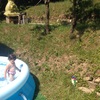 Muretto di contenimento in giardino