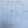 Porta scorrevole in vetro doppia anta
