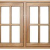 Preventivo di finestre in alluminio di colore marrone finto legno