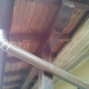 Fornire pensilina a sbalzo in legno