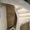 Rivestimento scala elicoidale in resina