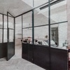 Divisorio in garage per creare uno studio artistico