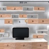 Realizzazione parete attrezzata living