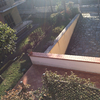 Recinzione per giardinosu rampa garage