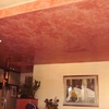 Pittura rossa veneziana con spatola per un locale di 70 mq