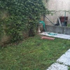 Realizzazione di pavimentazione e aiule in piccolo giardino