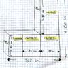 Costruzione armadio laccato con ante battenti e cassetti