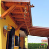 Pergola addossata