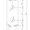 Piastrina in acciaio inox forata a disegno