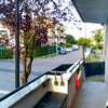 Vetrata a pacchetto sul balcone