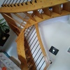 Verniciatura scala in legno