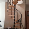 Modificare apertura scala a chiocciolo con relaizzazione dei muri in cartongesso