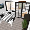 Creazione parete stile industriale in vetro