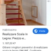 Scala in legno come da foto
