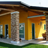 Casa prefabbricata a pannelli in legnosu unico piano