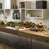Tavolo da pranzo in legno rovere grezzo vissuto