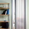 Porta Soffietto Trasparente con Struttura Colore Tanganika