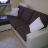 Rivestimento struttura divano con penisola